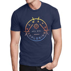 Men Crew Tee - Always Exploring - Indigo by DelSol for Men - 1 Pc T-Shirt (Small)