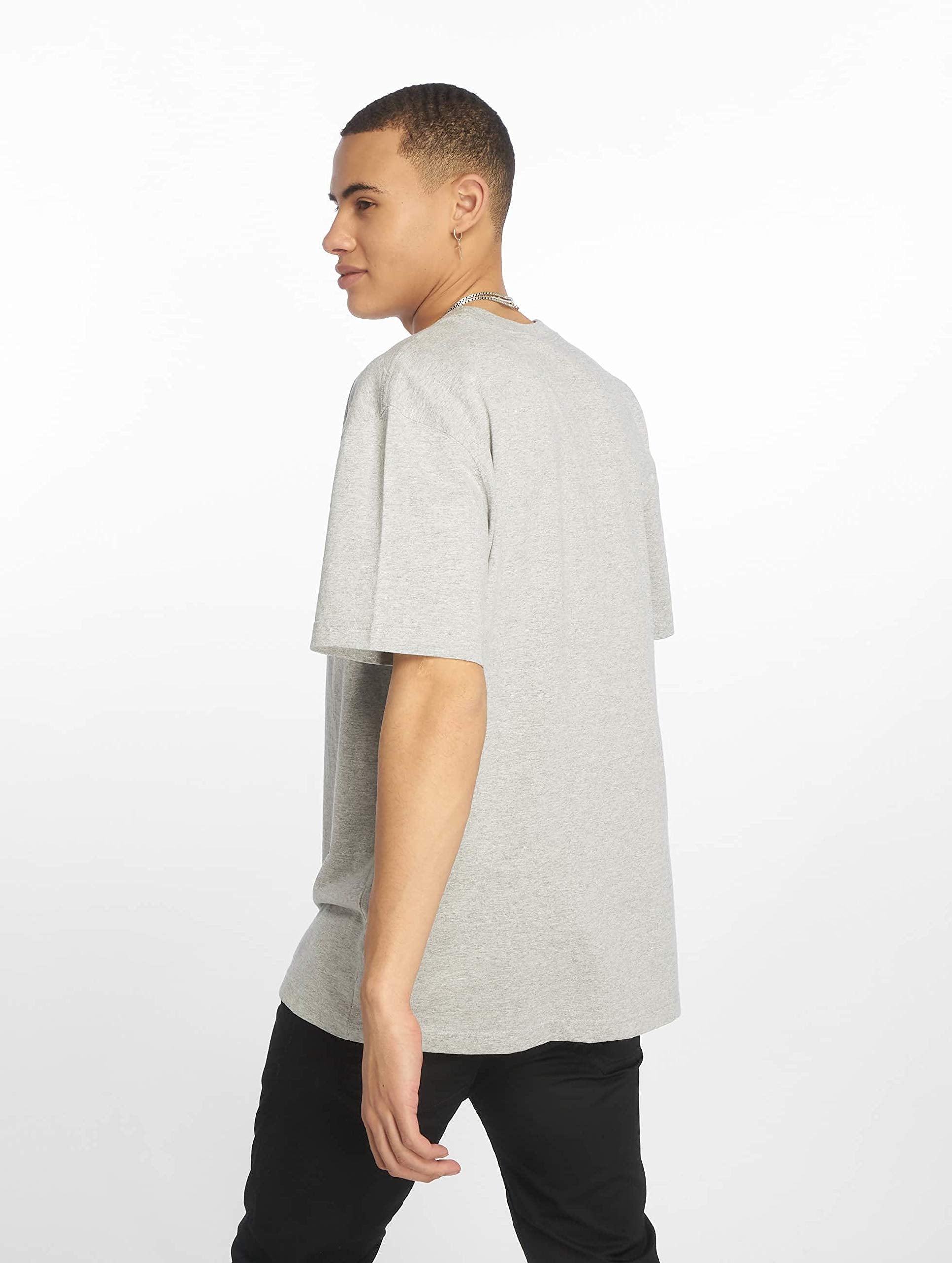 Dickies mens Heavyweight Crew Neck Short Sleeve Tee Henley Shirt, Heather Gray, Large US