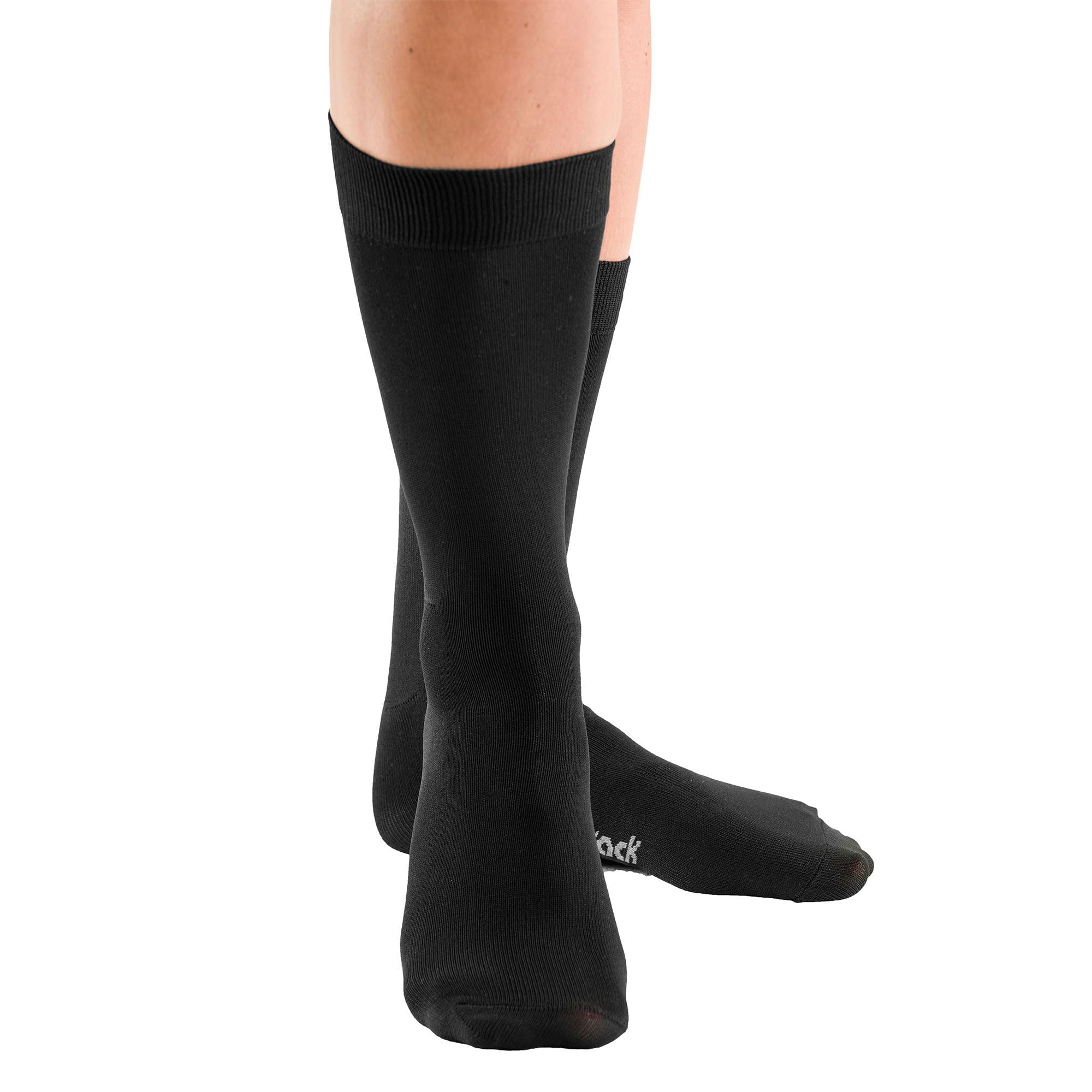 Back on Track Regular Socks 1510 with Welltex Technology, Black, Large