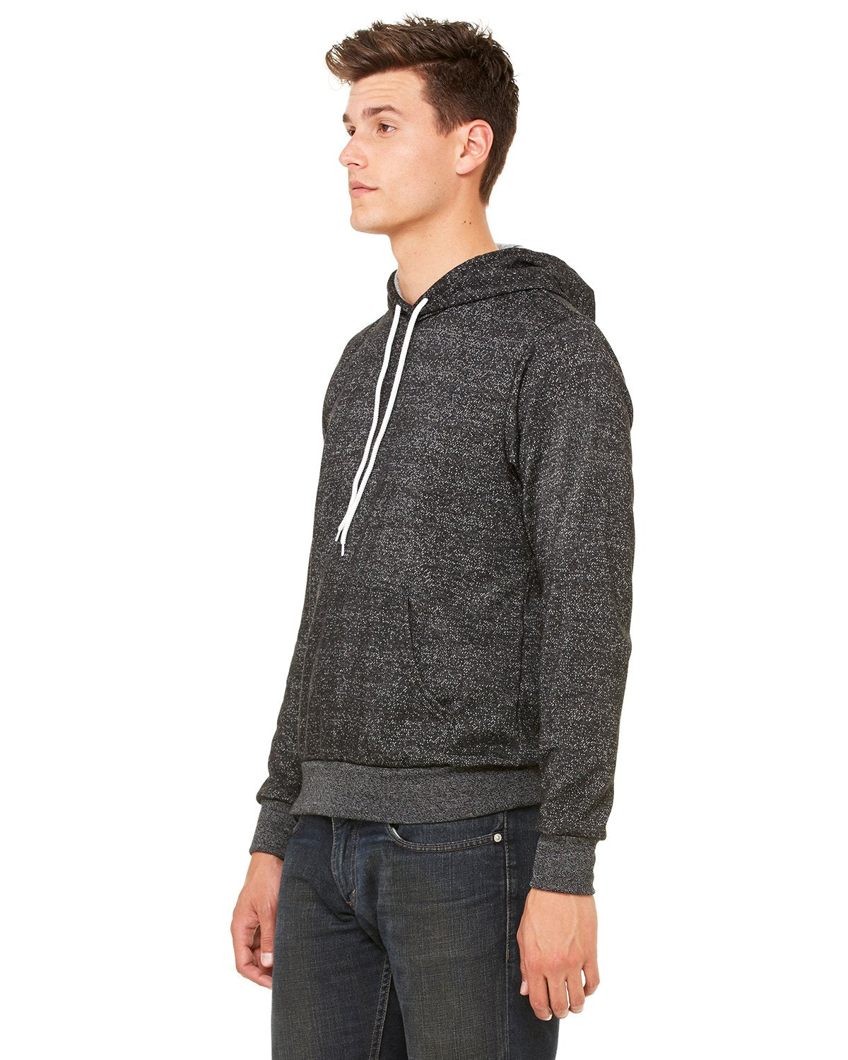 Unisex Sponge Fleece Pullover Hoodie - NAVY - S(D0102H7W2QJ)