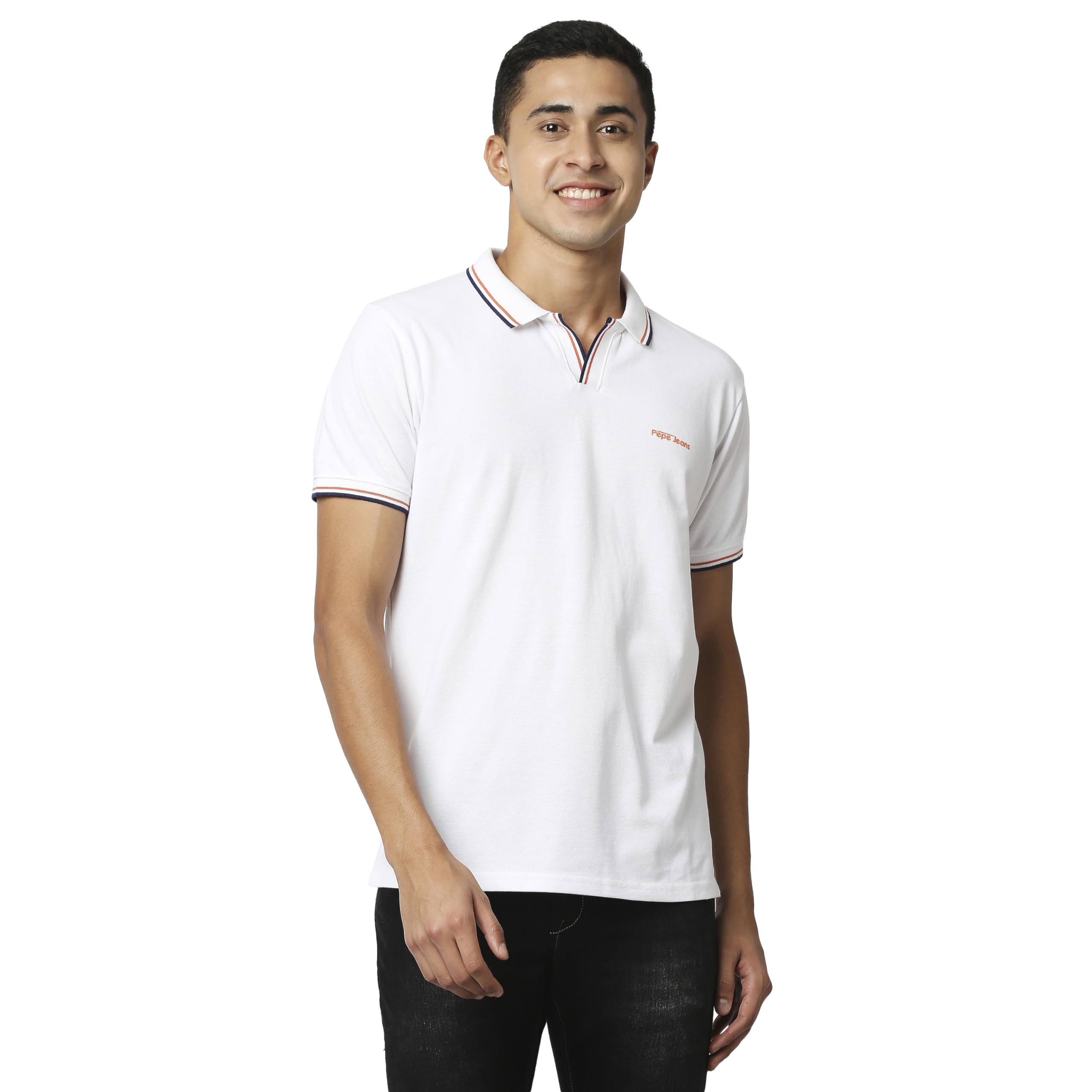 Pepe Jeans Monarch Solid Polo, White, Xl