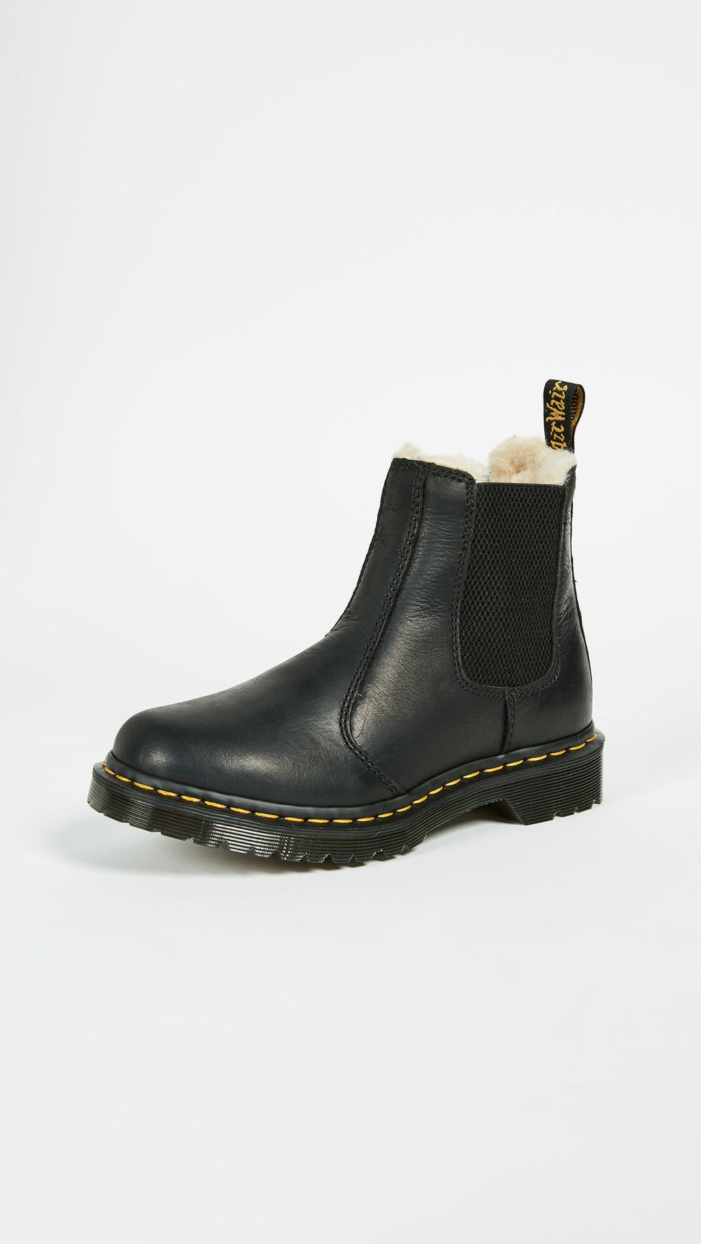 Dr. Martens Womens 2976 Leonore Fashion Boot, Black Burnished Wyoming, 8