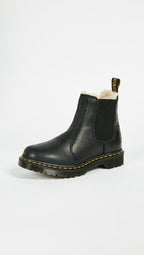 Dr. Martens Womens 2976 Leonore Fashion Boot, Black Burnished Wyoming, 8