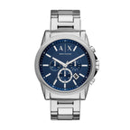 A|X ARMANI EXCHANGE Men's Chronograph Silver-Tone Stainless Steel Bracelet Watch (Model: A|X2509)