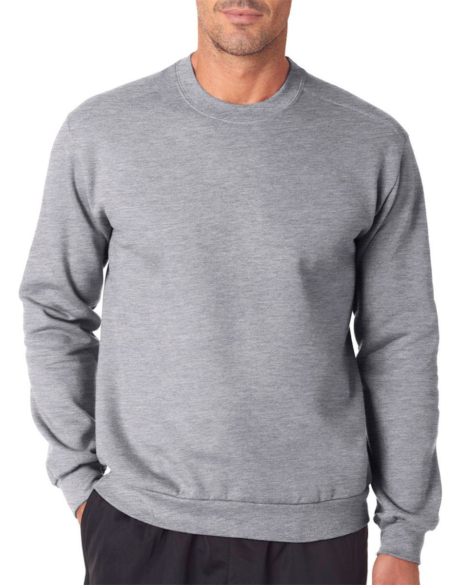 Anvil Crewneck Sweatshirt. 71000 M Heather Grey