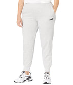 PUMA Womens Essentials Logo Fleece Jogger X Light Grey Heather