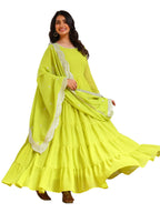 Fashion Basket Georgette Anarkali Kurta Set For Women