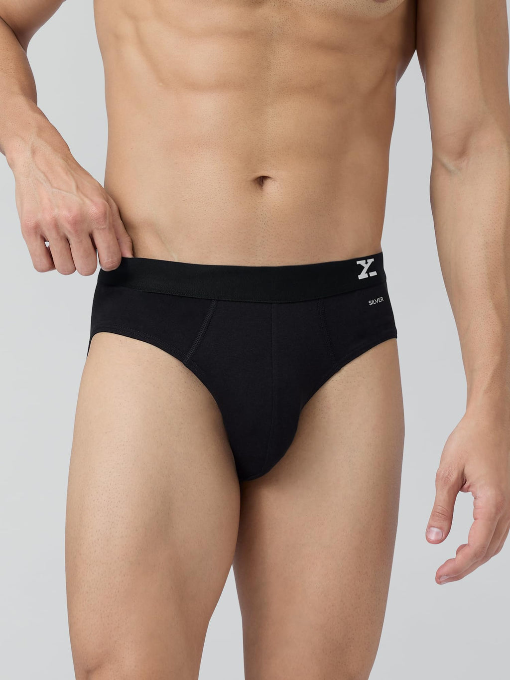 XYXX Mens Aero Silver Cotton Underwear for Men, Anti-Odour Silver Tech, Lasting Freshness, Moisture Absorbent Pack of 3 (XXL; Bl