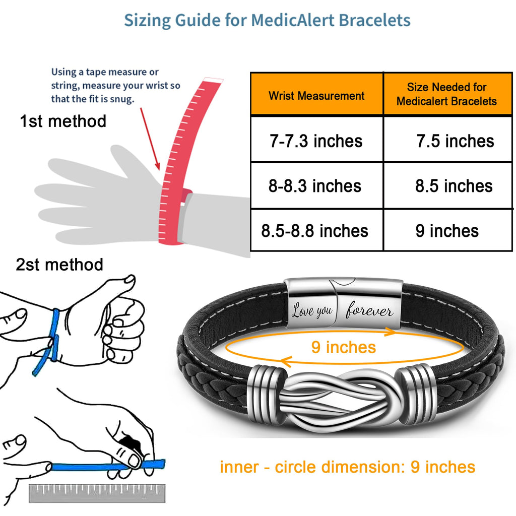 JoycuFF Birthday Gifts for Son, Son Birthday Gift from Mom To My Sons Bracelet from Dad, Christmas Anniversary Mother And Son Kn