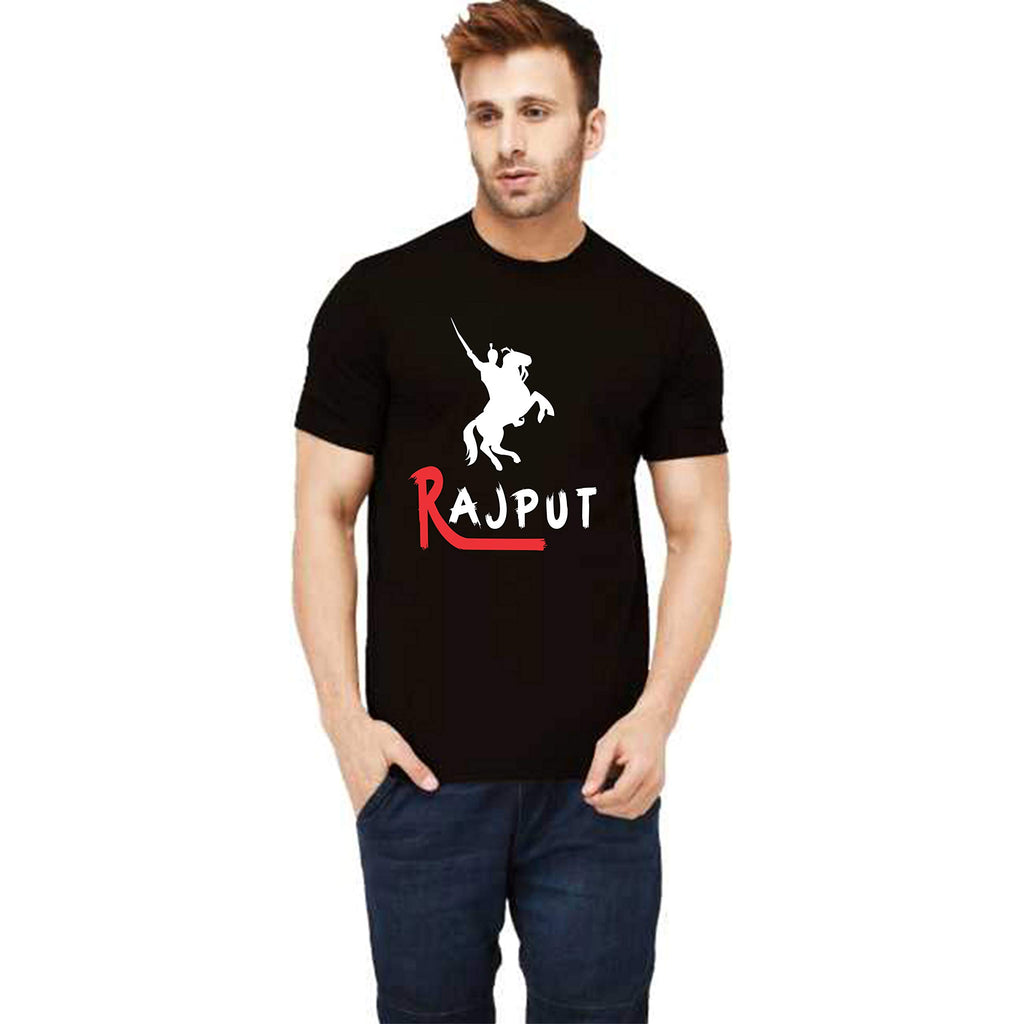 Uniplanet Store MenS Cotton T Shirt With Round Neck Half Sleeves Graphic Printed Pattern Regular Fit And Standard Length Black