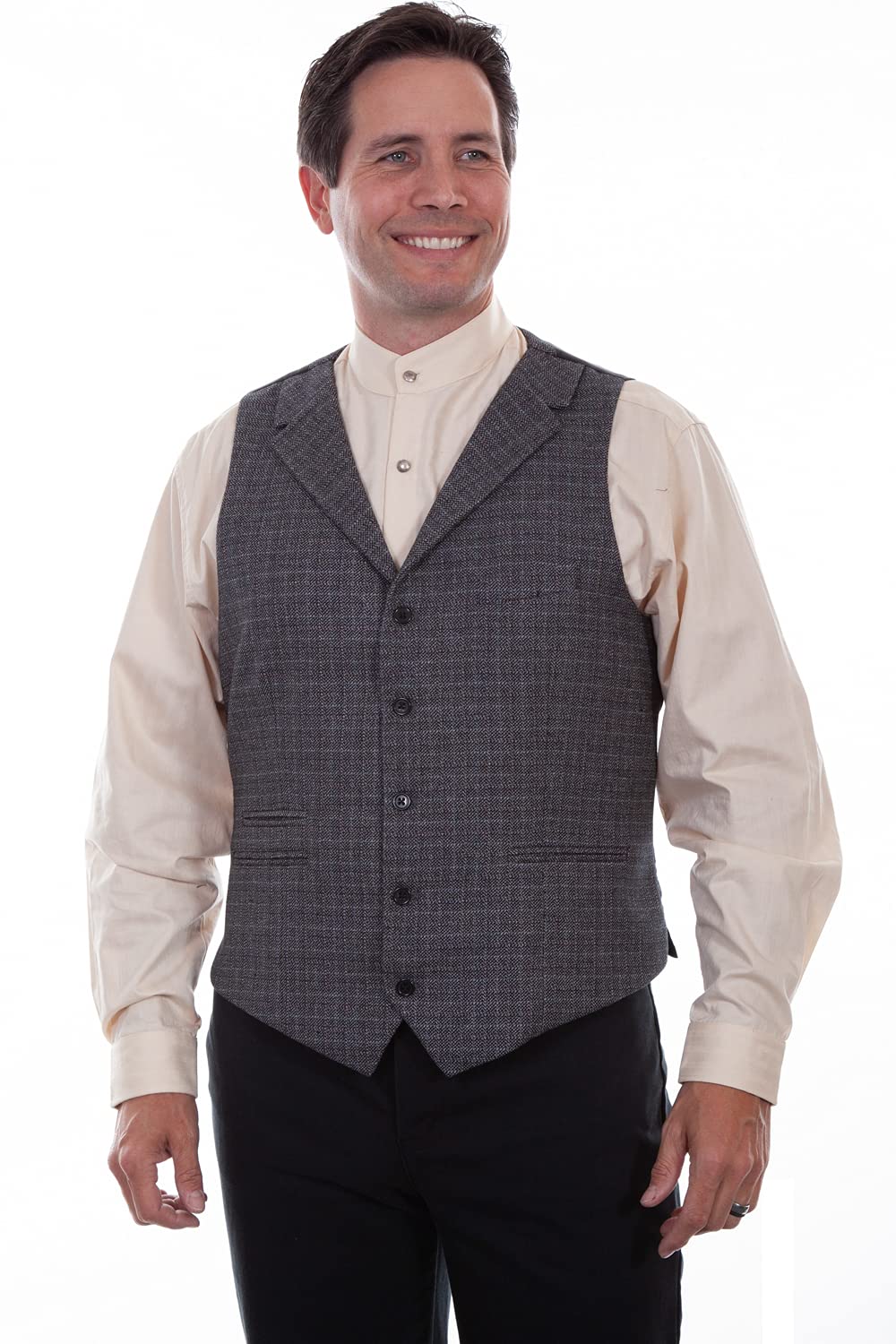 PLAID 4 POCKET POINT BOTTOM VEST