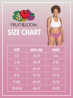 Fruit of the Loom Women's Beyondsoft Underwear, Super Soft Designed with Comfort in Mind, Available in Plus Size, Brief-Cotton B