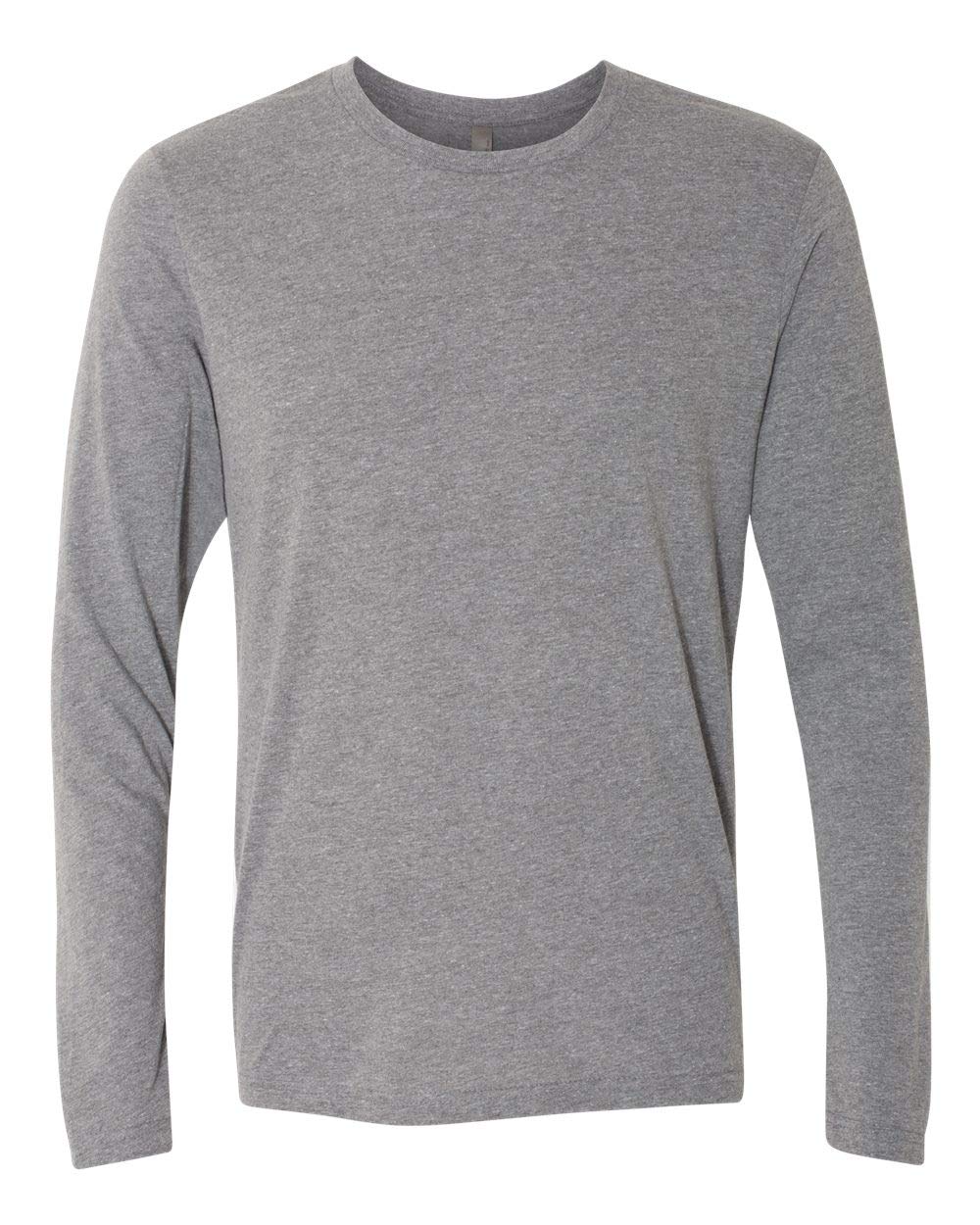 Mens Triblend Long-Sleeve crew - PREMIUM HEATHER - XS(D0102H7N58X)