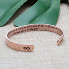 JoycuFF Gifts for Mom Mother Women Inspirational Cuff Bracelets for Christmas Birthday Stainless Steel Jewelry