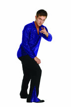 Men's 70's Gold Sequin Shirt