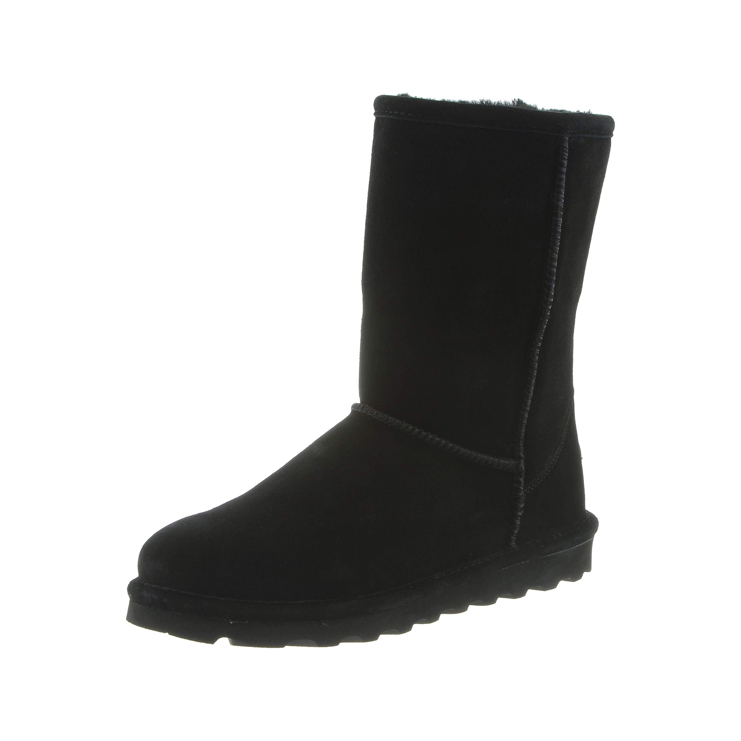 BEARPAW Women's Elle Short, Black, 8