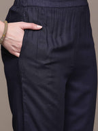 Anubhutee Women Rayon Kurta Palazzo With Dupatta Set