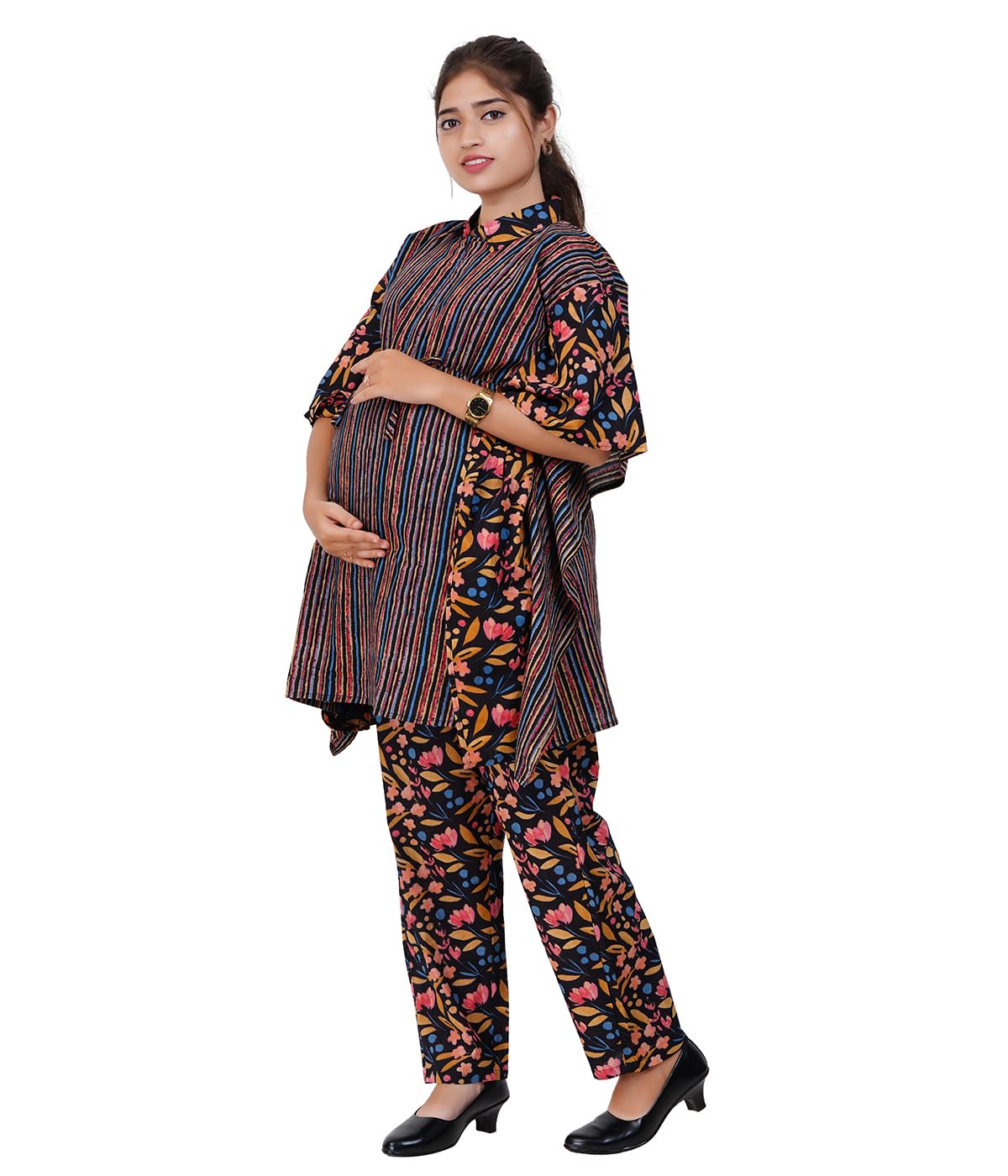 Modest Materna Kaftan Cord Set For Women  Maternity Cord Set For Pregnant And Postpartum Mothers, NursingFriendly Co Ord With  2