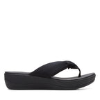 Clarks Women's Casual Sandal, Black/Black, 8