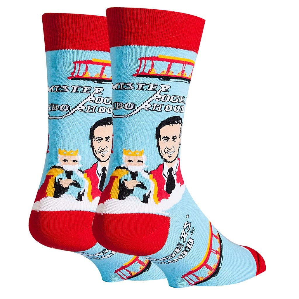 Mister Rogers Good Day Men's Crew Socks, OSFM (8-13)