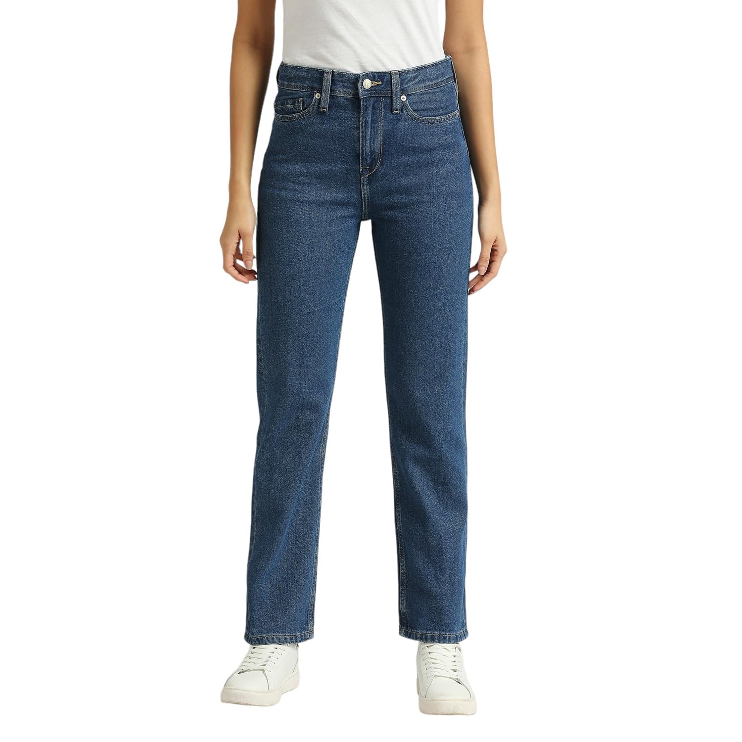 Pepe Jeans WomenS Straight Jeans (Pl204850Q030_Dark Used Indigo Blue