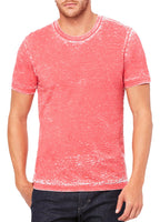 Unisex Poly-cotton Short-Sleeve T-Shirt - BERRY - S(D0102H7WJI8)