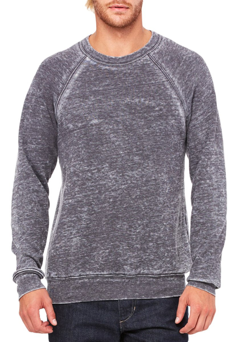 Unisex Sponge Fleece crewneck Sweatshirt - DK gRY MRBLE FLc - M(D0102H7W1T2)