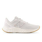 New Balance Women's Fresh Foam Arishi V4 Running Shoe, Summer Fog/Nimbus Cloud/Light Gold Metallic, 7.5