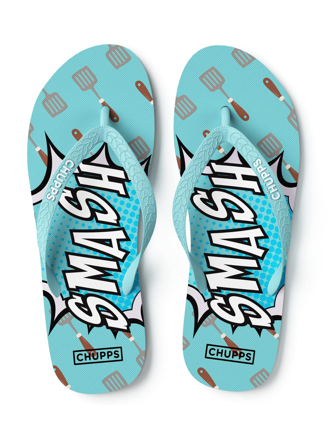 CHUPPS Women/Girls Natural Rubber Flip Flops Slippers, MUMMY KA PYAR DESIGN, Comfortable & UltraLight, OdourFree, NonSlip & L 8
