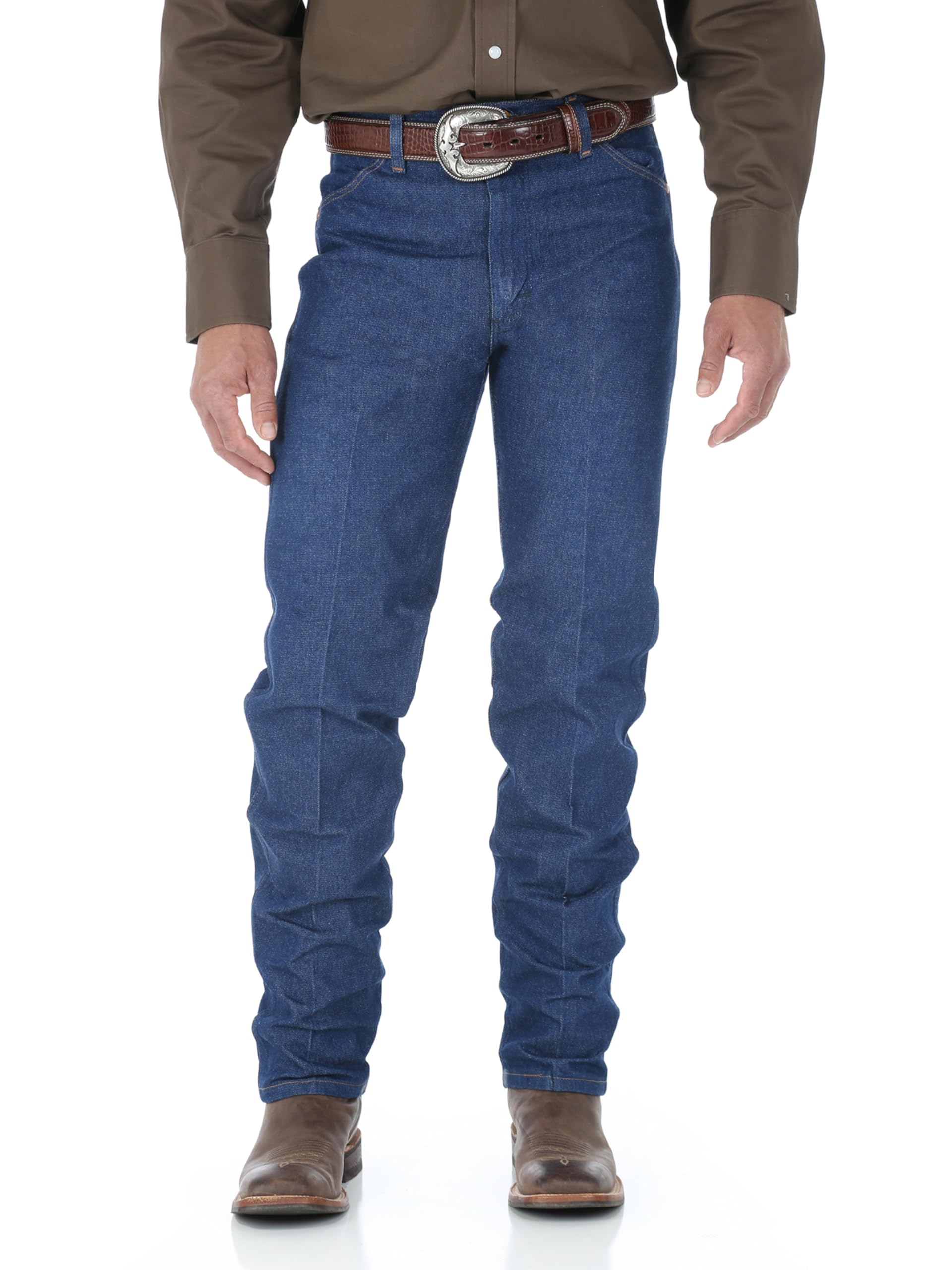 Wrangler Men's Big & Tall 13MWZ Cowboy Cut Original Fit Jean, Indigo Rigid, 52W x 32L