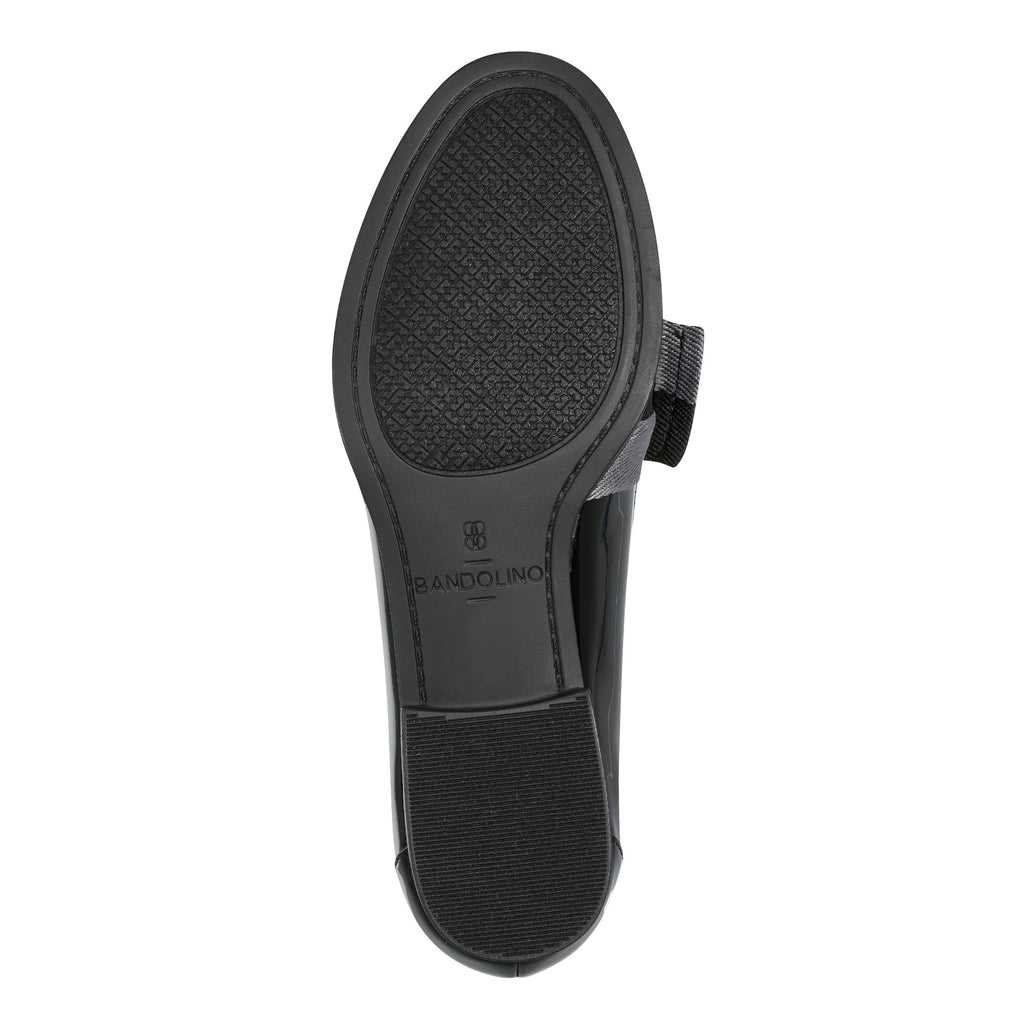 Bandolino Women's LINDIO Loafer, Black/Grey 003, 7