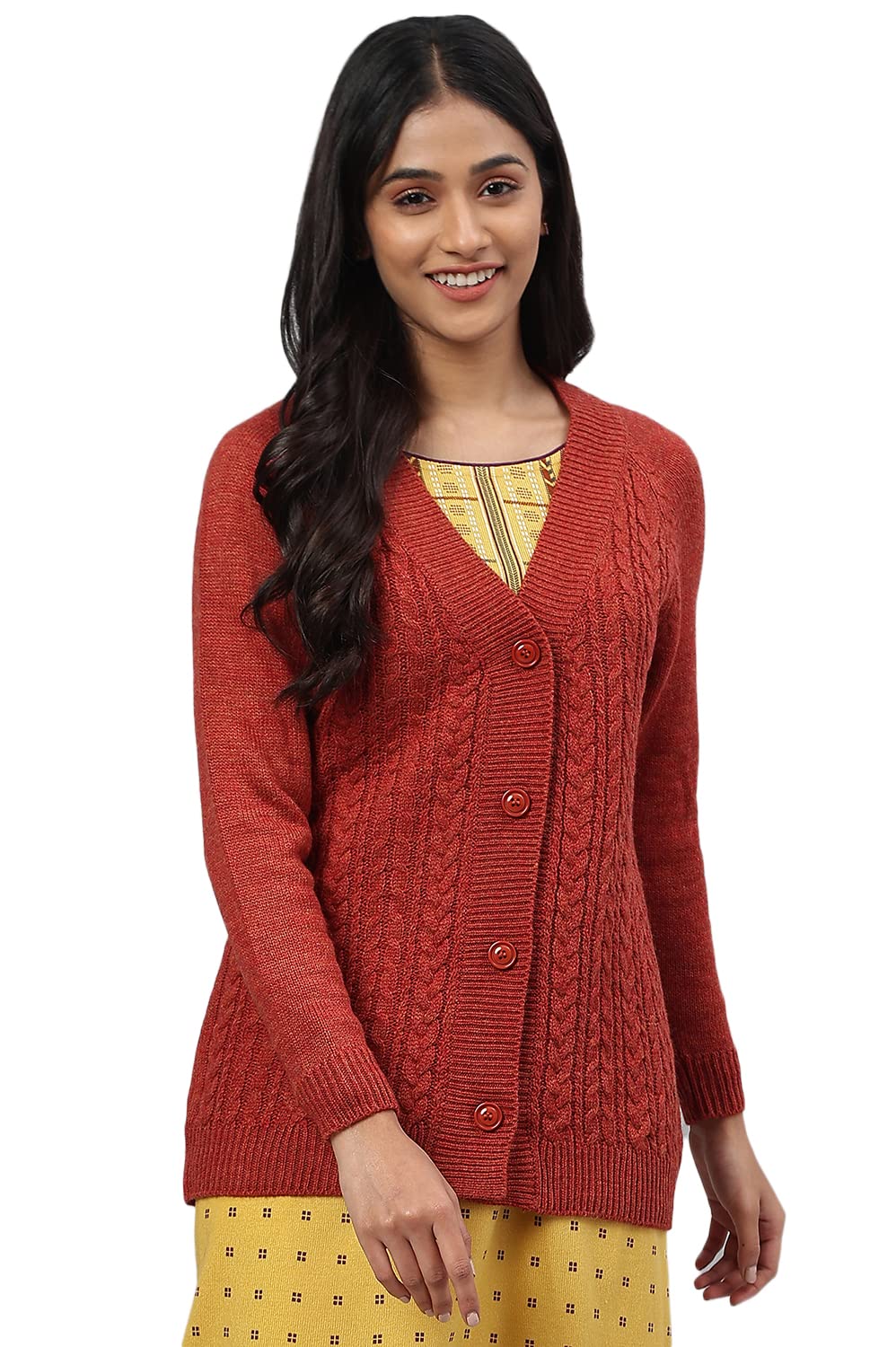 Aurelia Womens Covert Coat (22NOA40074-604381_Orange