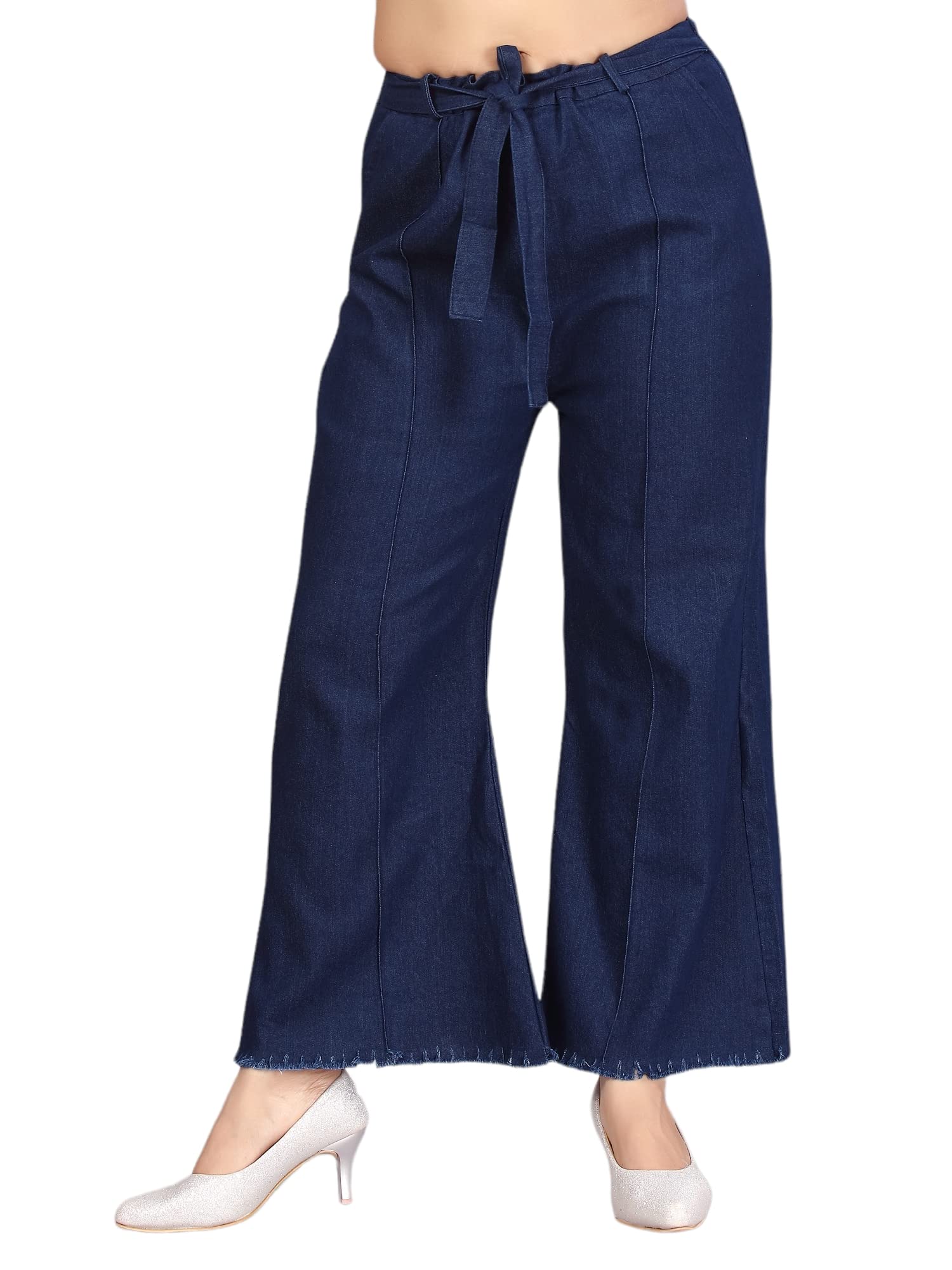 Aarika Girls Regular Pants (PL-AF-2204_Navy Blue_36)