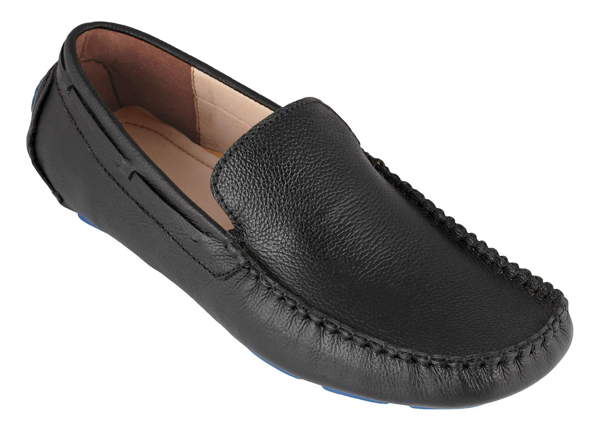 tZaro Mens Black Driving Shoes 7 UK 7