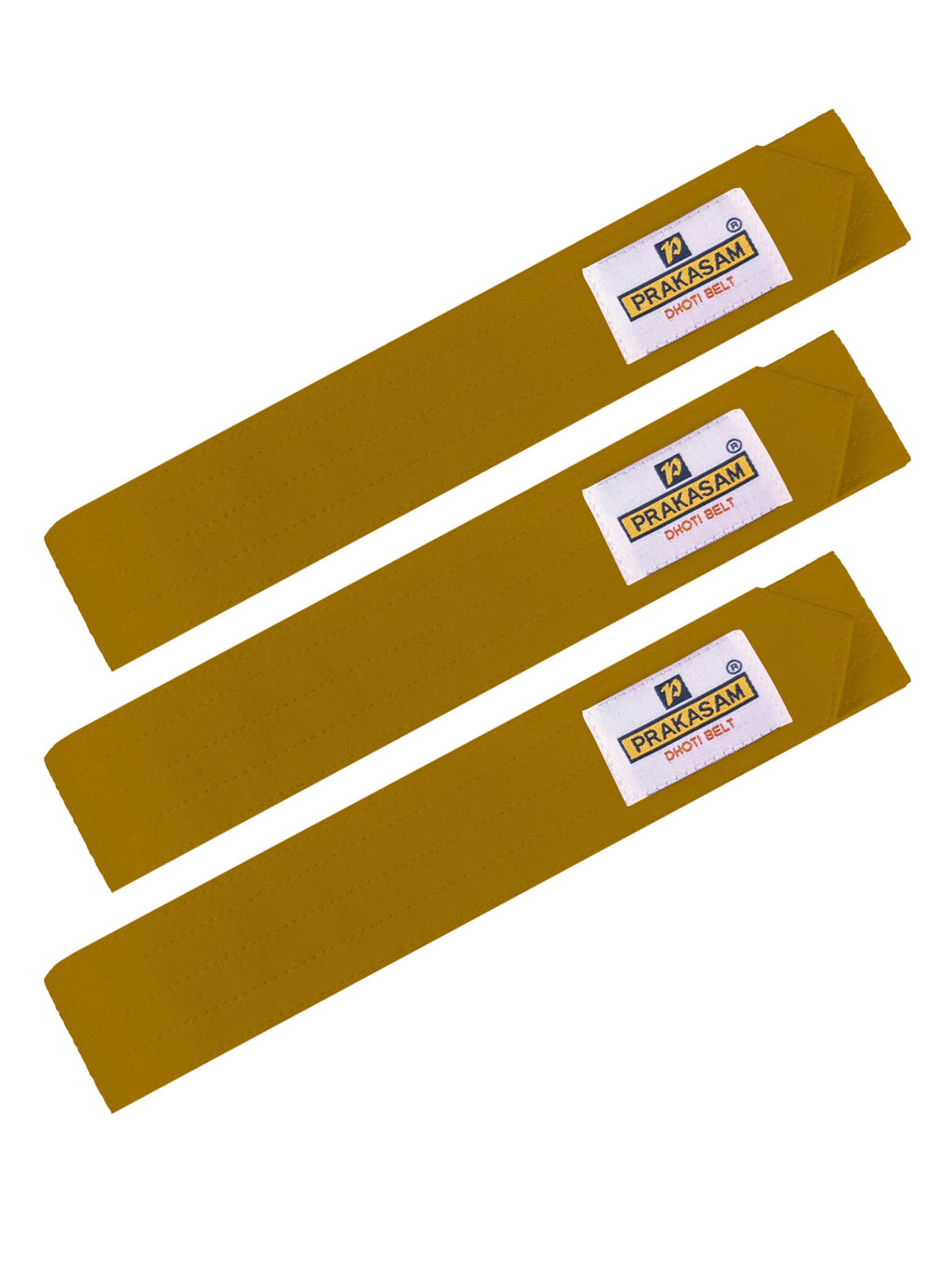 PRAKASAM COTTON Mens Cotton Dhoti Belt | Durable Canvas Cotton Waist Belt for Traditional Dhoti | Adjustable & Comfortable Dhoti