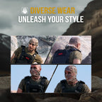 OneTigris Balaclava Face Mask Men, Women's Full Head Wrap Motorcycle Cooling Neck Gaiter Tactical Hood for Hiking Cycling