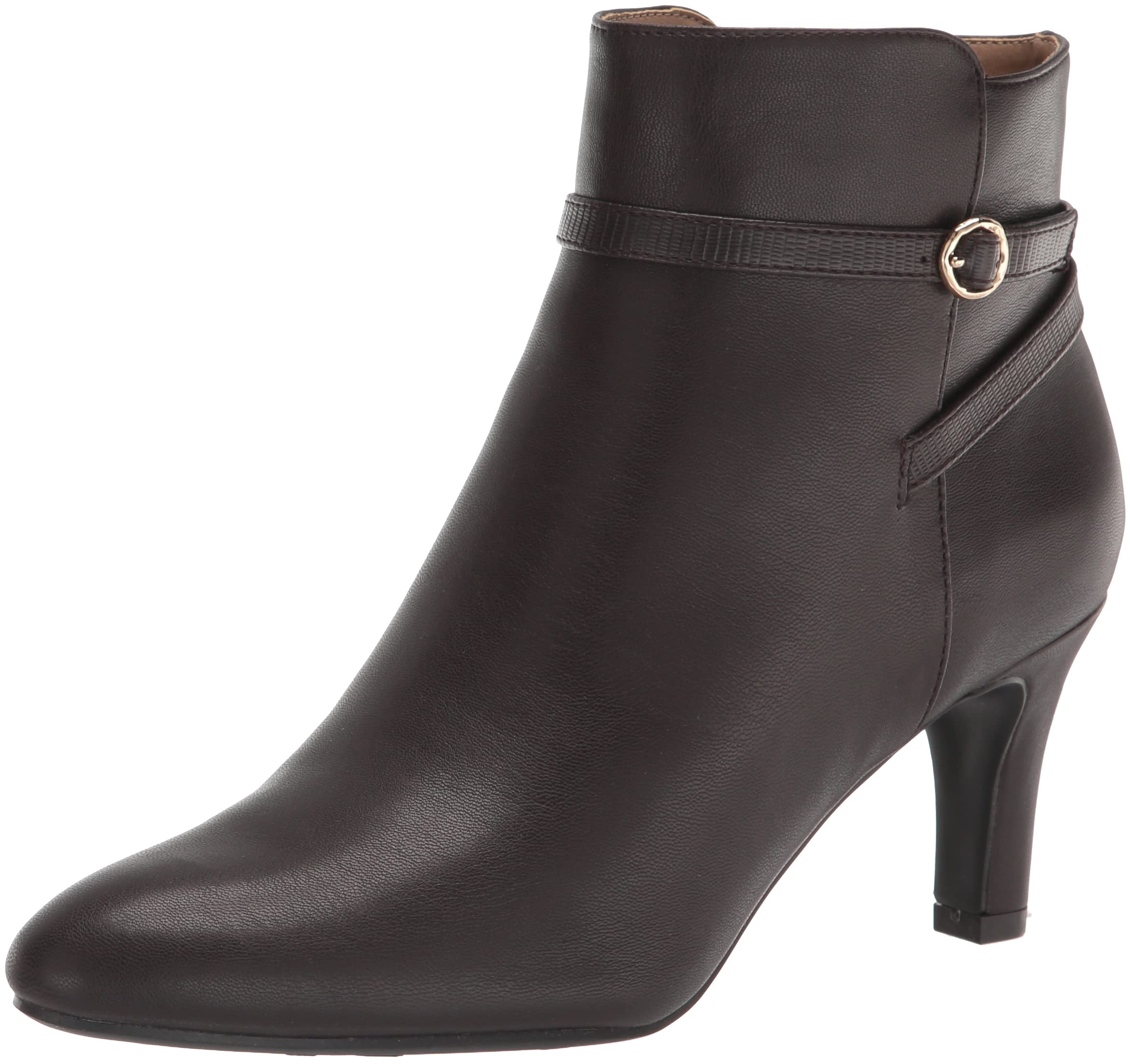 LifeStride Womens Guild Ankle Boot Dark Chocolate 8.5 M