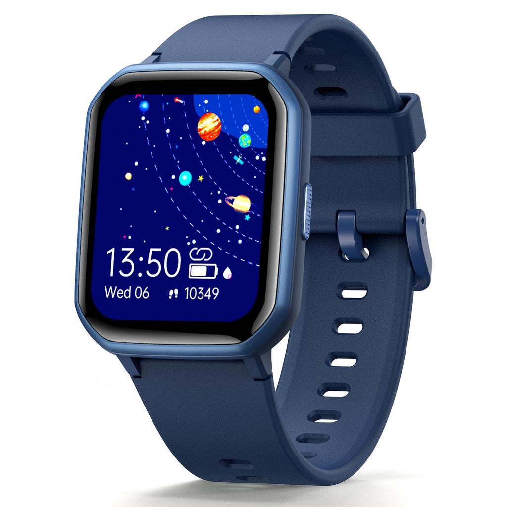 YOUSOKU Kids Smart Watch Girls Boys, Fitness Tracker for Kids, 1.5 Inch DIY Dials, 19 Sport Modes, Sleep Monitor, Pedometers, He