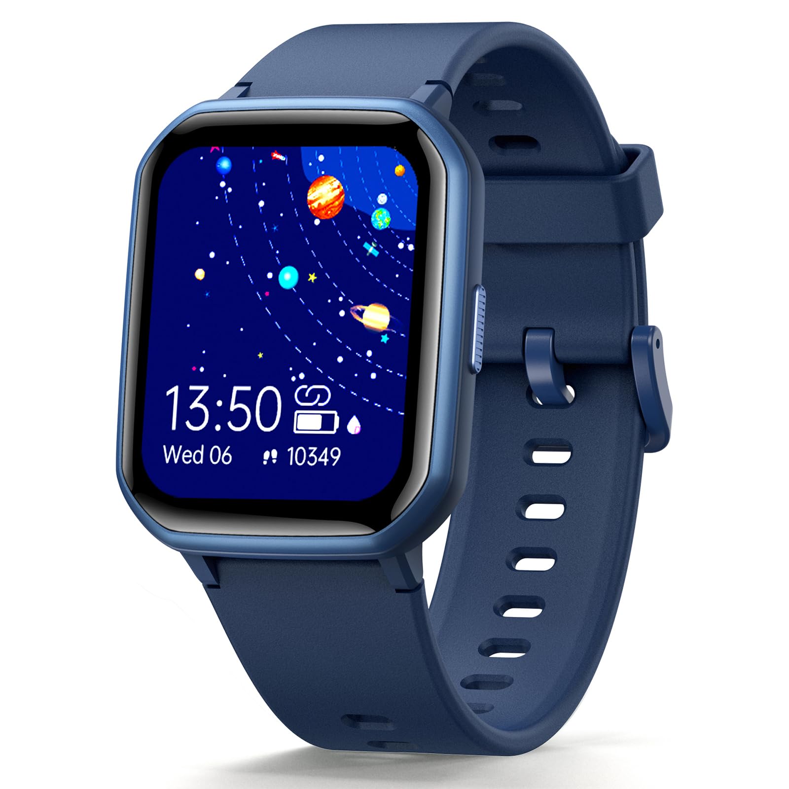 YOUSOKU Kids Smart Watch Girls Boys, Fitness Tracker for Kids, 1.5 Inch DIY Dials, 19 Sport Modes, Sleep Monitor, Pedometers, He