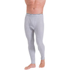 Fruit of the Loom Men's Classic Midweight Waffle Thermal Underwear Bottoms (1-Pack), Light Grey Heather, 5X-Large
