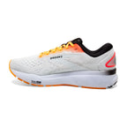Brooks Mens Ghost 16 Neutral Running Shoe - White/Illusion/Coral - 11 Medium