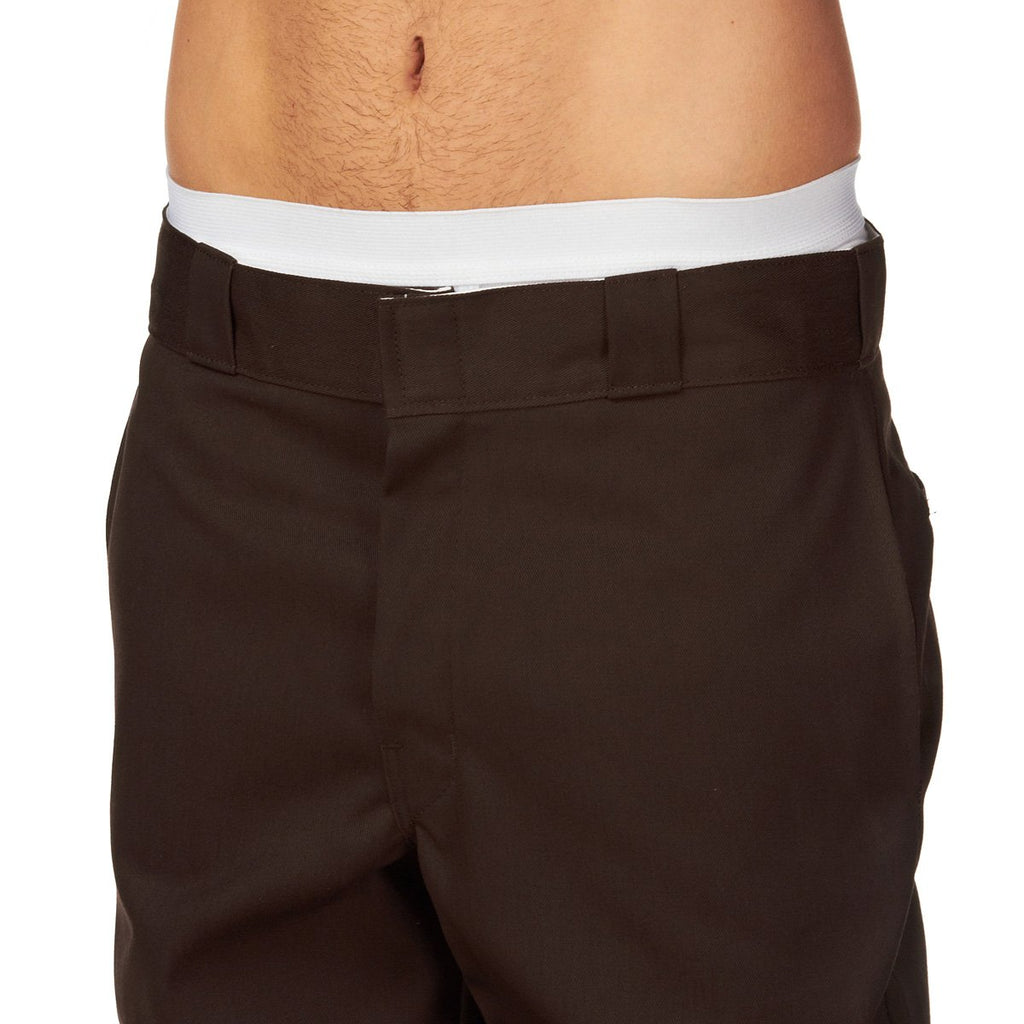 Dickies Men's Big and Tall Original 874 Work Pant, Dark Brown, 38W x 36L