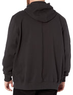 Carhartt Men's Big Rain Defender Loose Fit Heavyweight Quarter-Zip Sweatshirt, Black, Large Tall