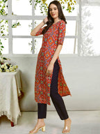 Tee Projekt Straight Kurta & Pant For Women Ethnic Kurta Set For Women (Pack Of 2)