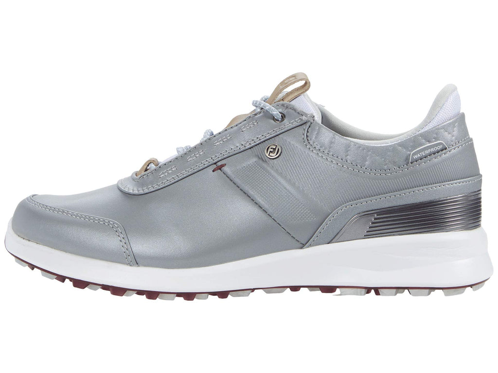 FootJoy Women's Stratos Previous Season Style Golf Shoe, Grey, 7.5