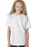 Youth 61 oz 100 % cotton T-Shirt - WHITE - XS(D0102H7MHLT)