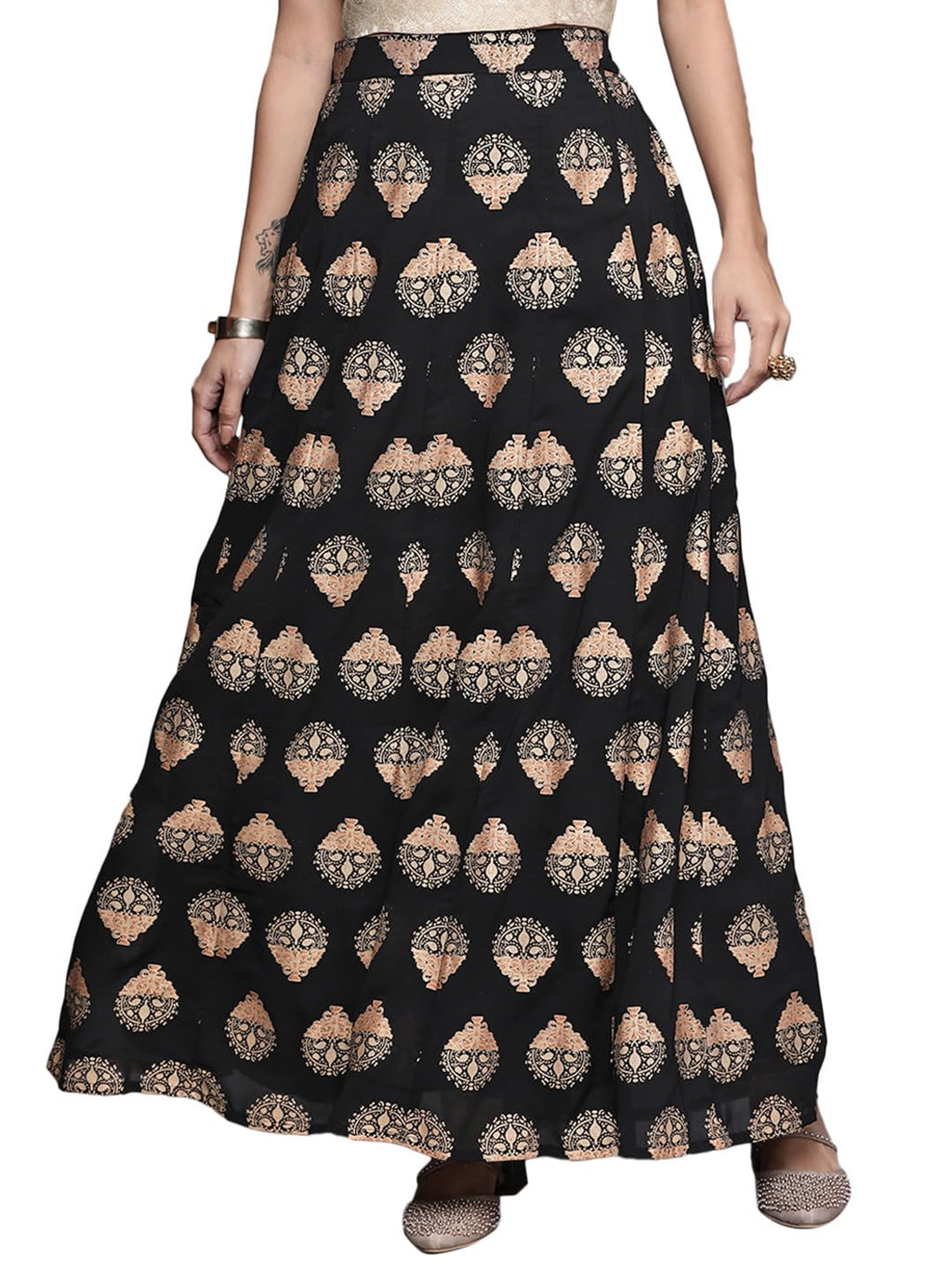 Libas Polyester Classic Skirts Black
