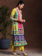 Libas WomenS Poly Crepe Kurta Set (36956