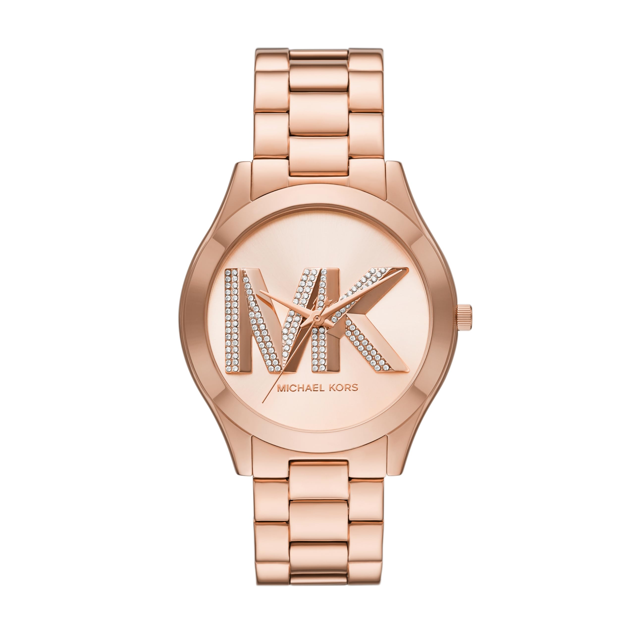 Michael Kors Slim Runway Three-Hand Rose Gold-Tone Stainless Steel Women's Watch (Model: MK4733)