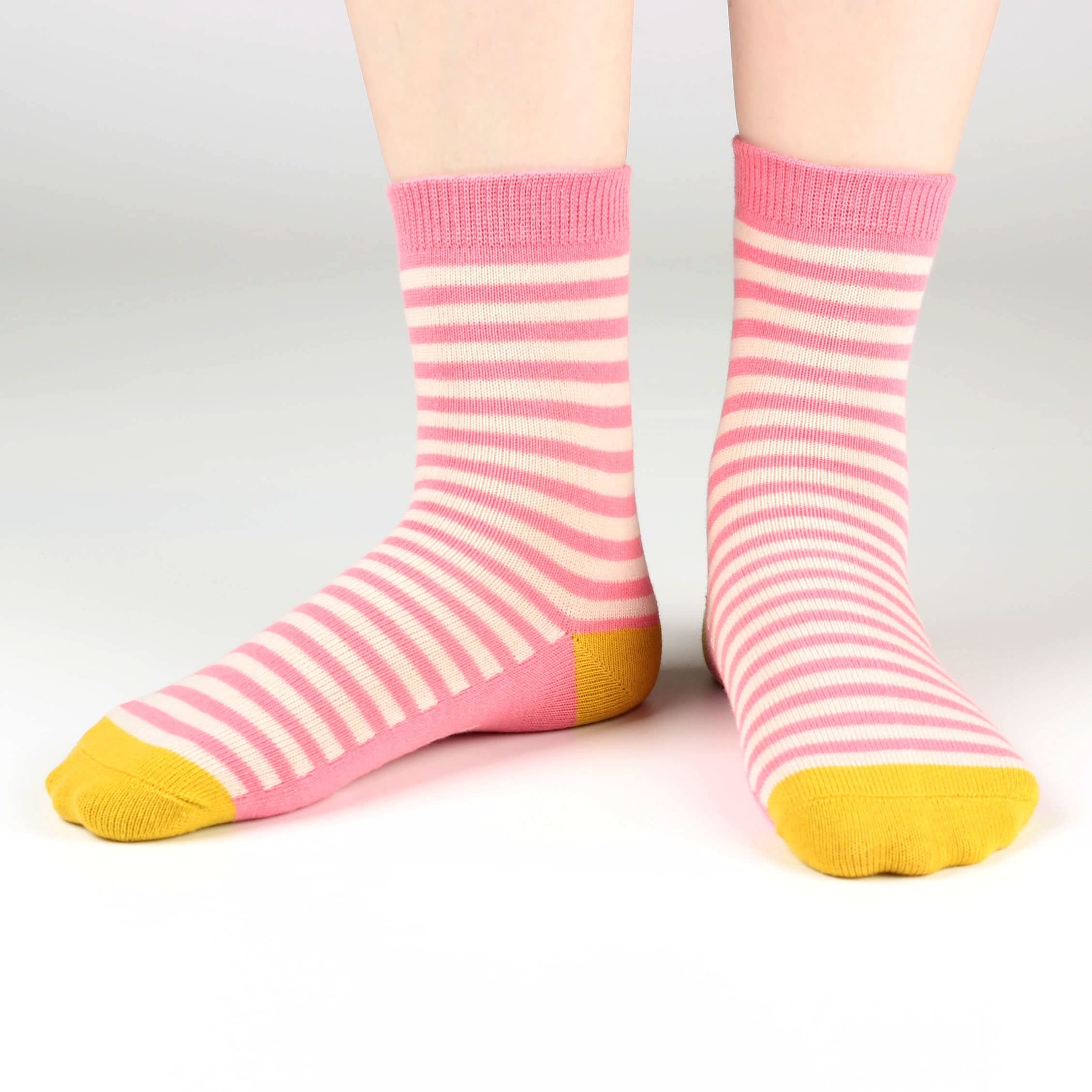 COTTON DAY 7 Days of the Week Gift Box Kids Girls Short Socks Cute Animal Floral Stripes Stars Seamless Toe 4-6 years (Size 6)